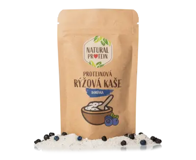 Proteínová ryžová kaša - Čučoriedka (60 g) 1 kus