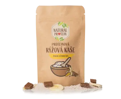 Proteínová ryžová kaša - Banán a čokoláda (60 g) 1 kus