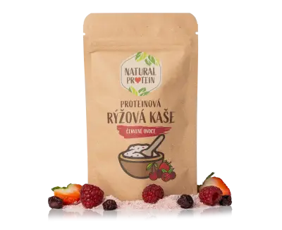 Proteínová ryžová kaša - Červené ovocie (60 g) 1 kus