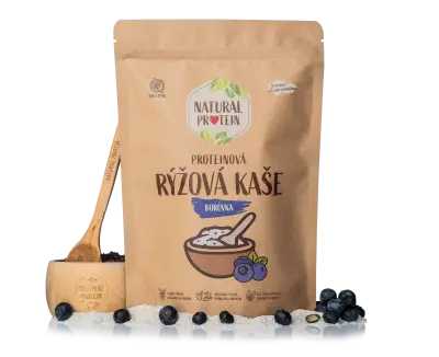 Proteínová ryžová kaša - Čučoriedka 1 kus