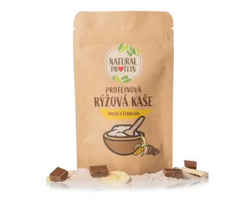 Proteínová ryžová kaša - Banán a čokoláda (60 g) 1 kus