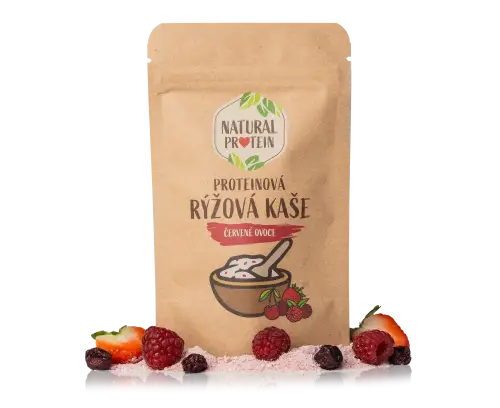 Proteínová ryžová kaša - Červené ovocie (60 g) 1 kus